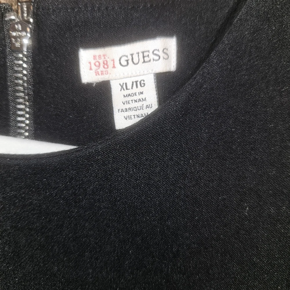 Guess Black Halter Mini Dress with Cutout Details XL - Picture 4 of 5